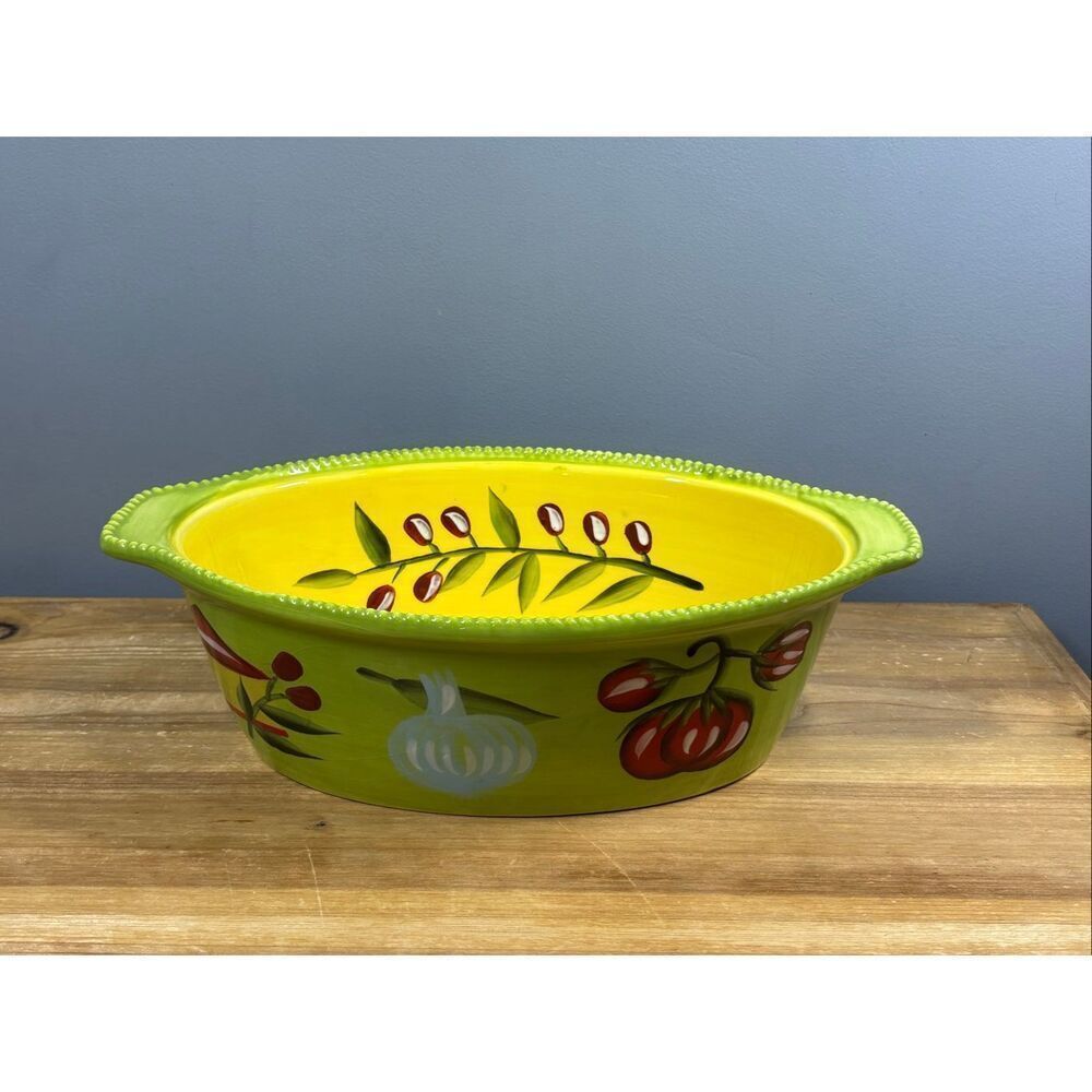 Temp-tations by Tara "Cucina" ceramic casserole or baking dish 3.5 QT